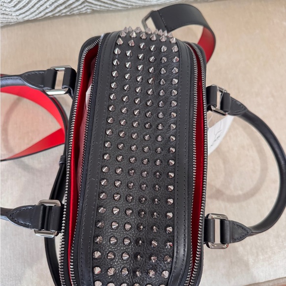 Christian Louboutin Funky Empire Leather Black Handbag - Picture 4 of 16